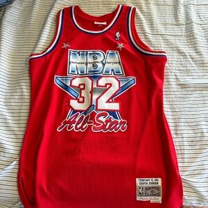 Vintage Magic Johnson All Star Jersey